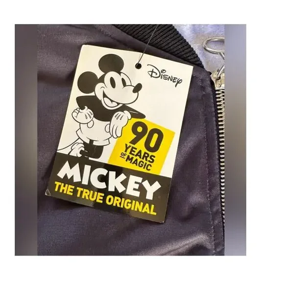 VintageDisney Mickey Mouse 90th Anniversary Bomber Jacket - XL